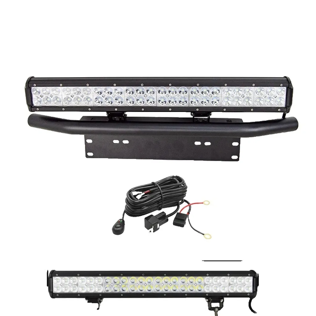 Barre lumineuse LED 23 pouces 144W haute performance avec câblage complet