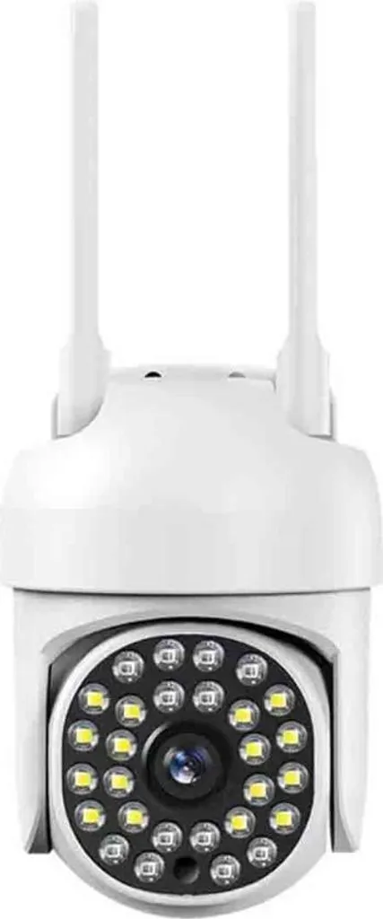 INF Caméra de Sécurité Intérieure WiFi 360° Full HD pour Maison Blanche