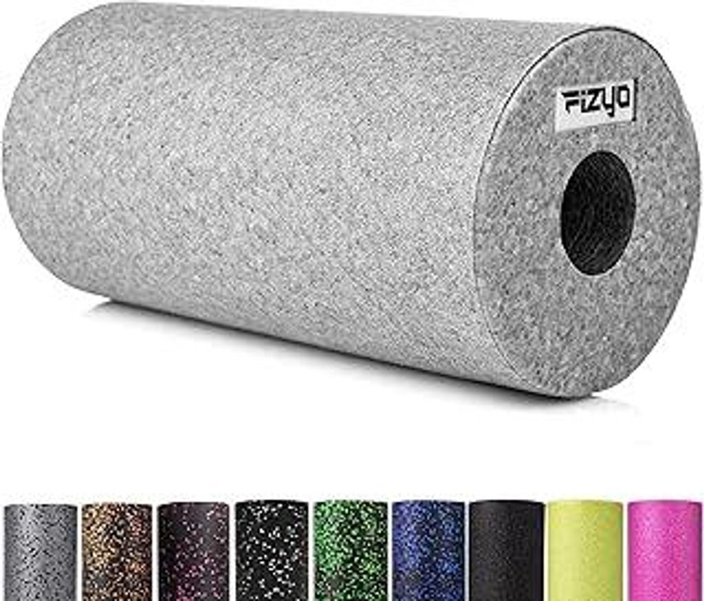 Fizyo Faszienrolle – Foam Roller aus EPP, mittelhart, 30×15 cm, zur Selbstmassage von Rücken & Wirbelsäule, Triggerpunkt Massage, Pilates & Yo...