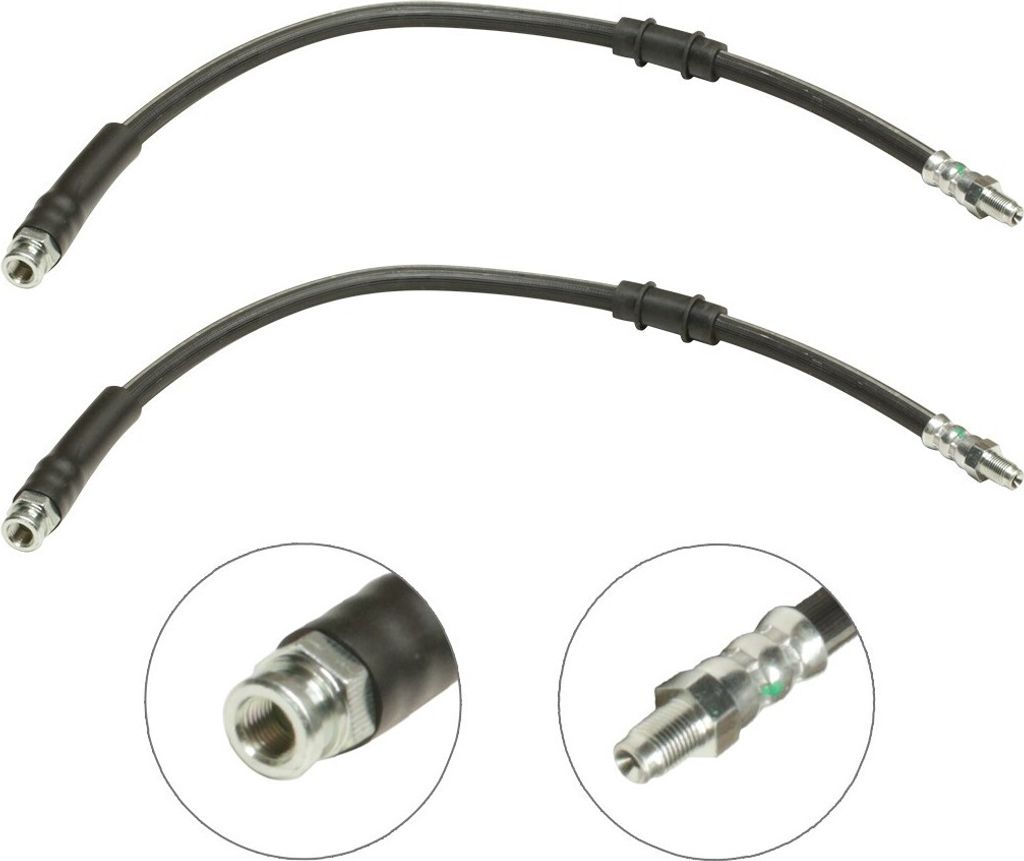 RIDEX 83B0755 Bremsschlauch Vorne für FIAT DUCATO Pritsche/Fahrgestell (230) DUCATO Bus (230) DUCATO Kasten (290) DUCATO Kasten (230L) DUCATO Kasten