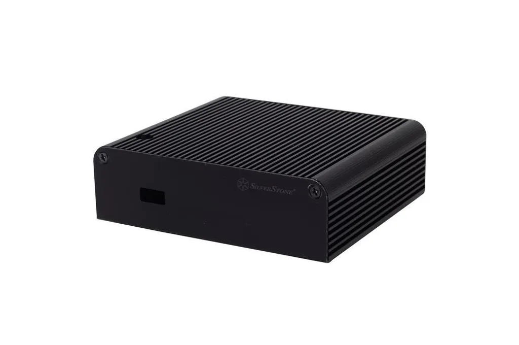 Boîtier PC SilverStone Petit PT14 Noir en Aluminium pour Bureau - 2