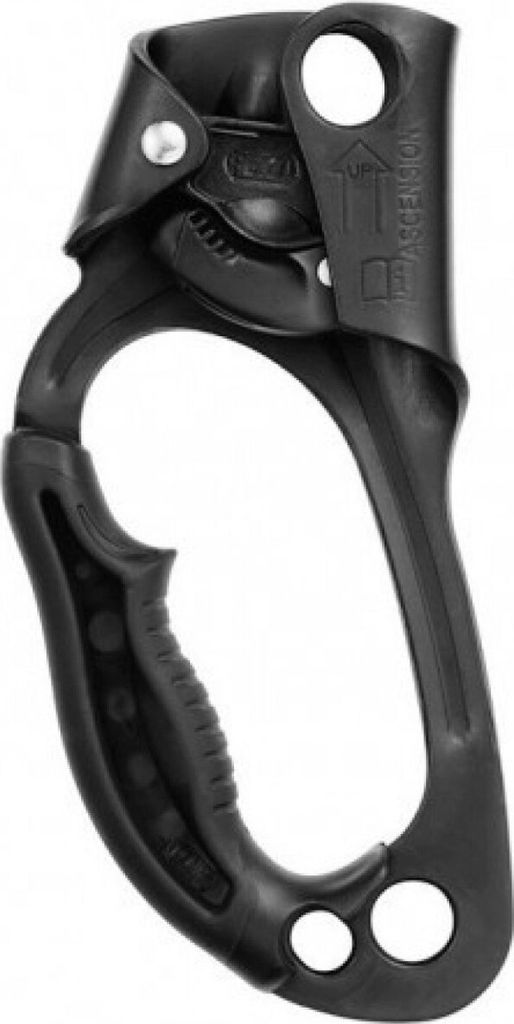 Petzl ASCENSION Seilklemme Erwachsene, linke Hand, schwarz