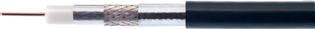 Câble antenne TV noir 100m KATHREIN LCD 115 A+ blindé pour extérieur