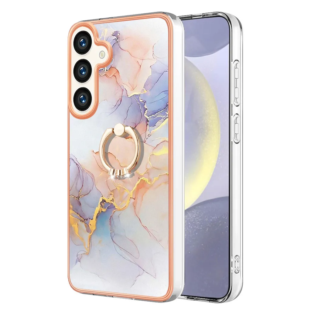 Custodia Samsung Galaxy S25+ Silicone TPU con Anello Grigio - Shop Online - 2