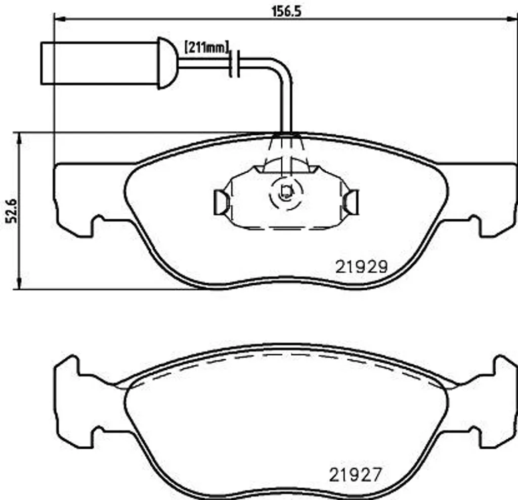Plaquettes de frein pour Alfa Romeo GTV et Spider - Qualité HELLA OE