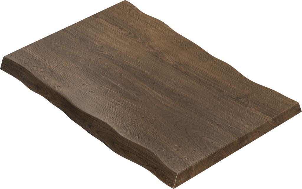 PERU | Gastro Tischplatte Baumkante | B:T 120 x 70 cm | Produktbild