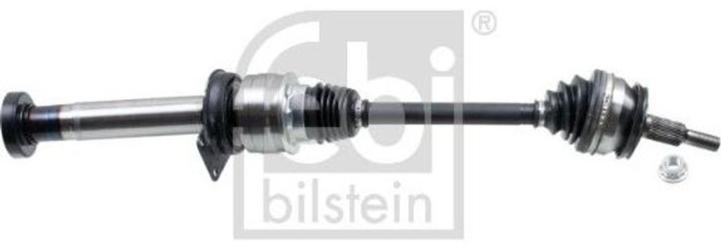 FEBI BILSTEIN 182890 Antriebswelle OE 7E0407272AB kompatibel mit Multivan V, Multivan VI, Transporter V, Caravelle VI, Transporter VI