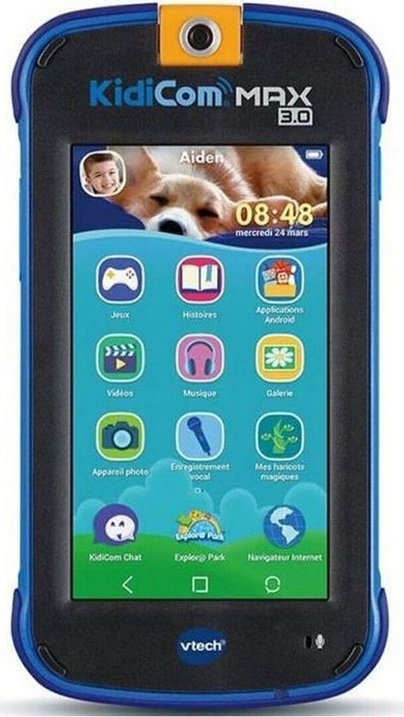 VTech KidiCom Max 80-546505, Kinder-Laptop, 3 Jahr(e), 342 g, Blau