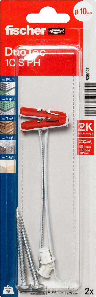 fischer DuoTec 10 S PH mit Panhead-Schraube