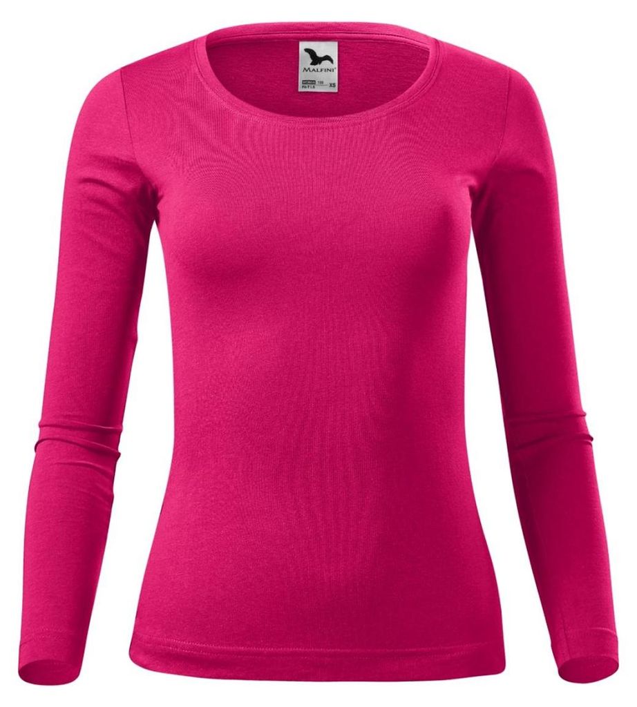 Malfini - T-Shirt für Damen, Anliegend, Langärmlig PP11566 (S) (Pink)