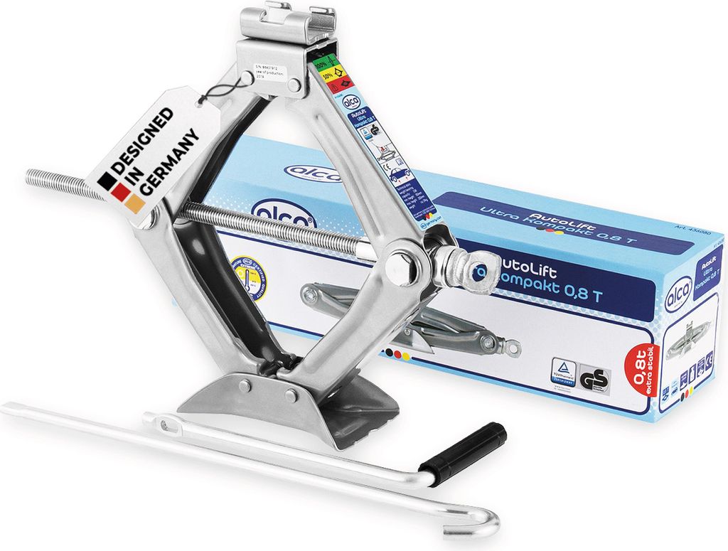 alca® Scherenwagenheber Kompakt 0,8 t, Hubhöhe 100-320 mm, Produktbild 