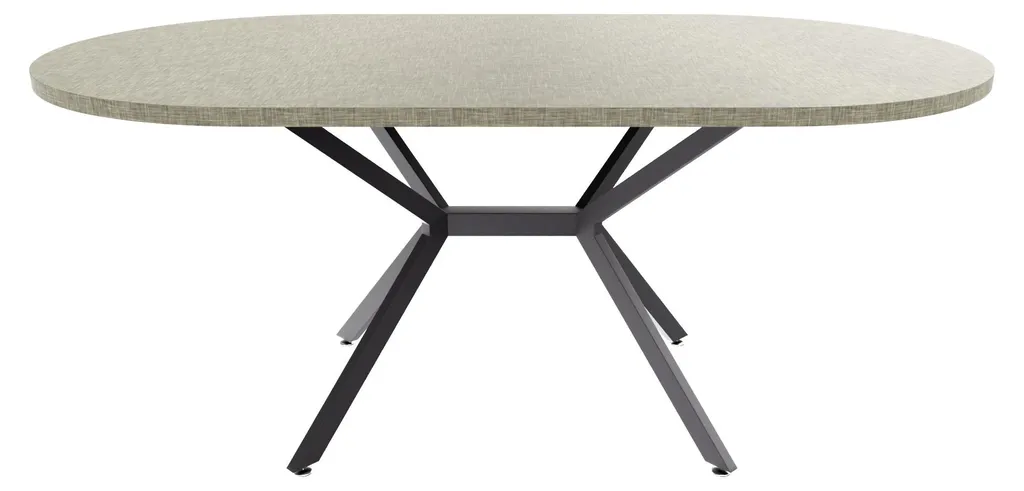 Table ovale Marui Big 180x100 : fini les pieds gênants à table !