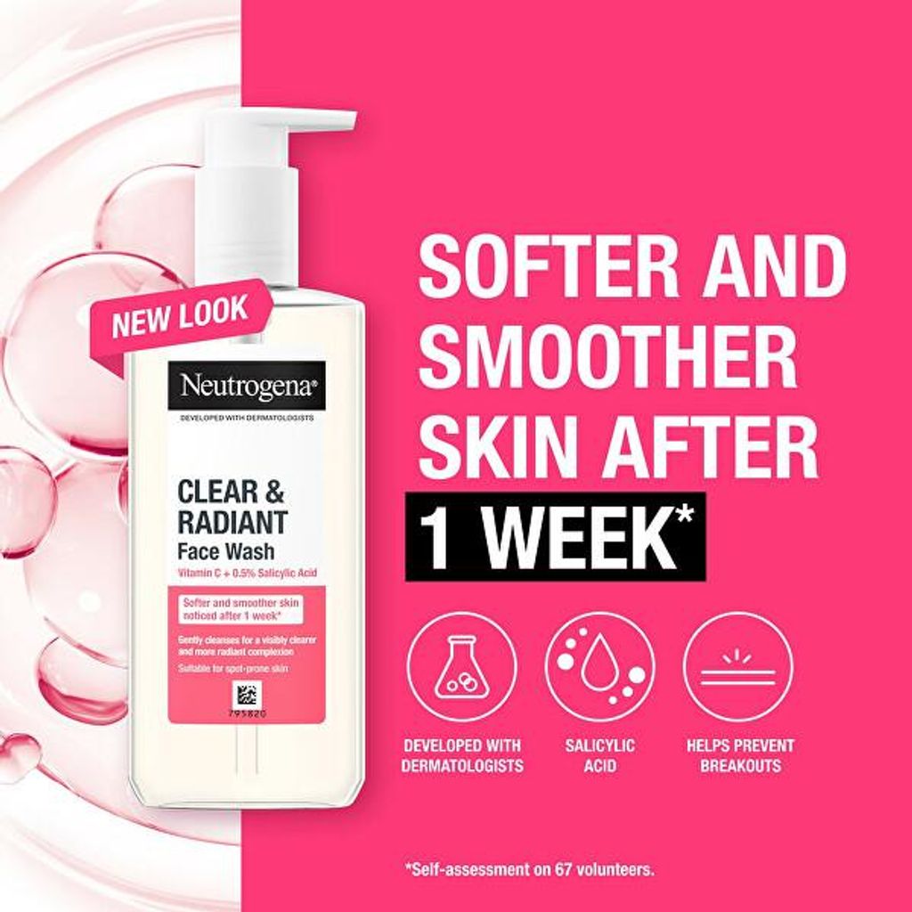 Aufhellendes Reinigungsgel fü r problematische Haut Clear & Radiant ( Face Wash) 200ml