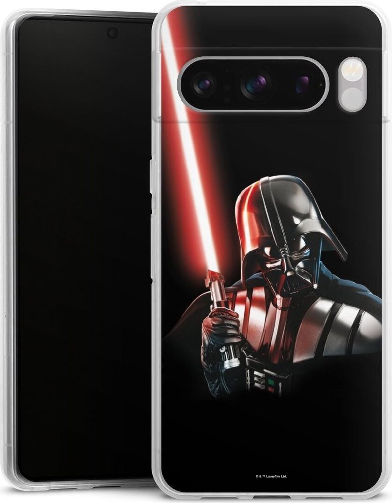 DeinDesign Handyhülle für Google Pixel 8 Pro Silikon Hülle Case Smartphone Schutzhülle Darth Vader Fanartikel Star Wars