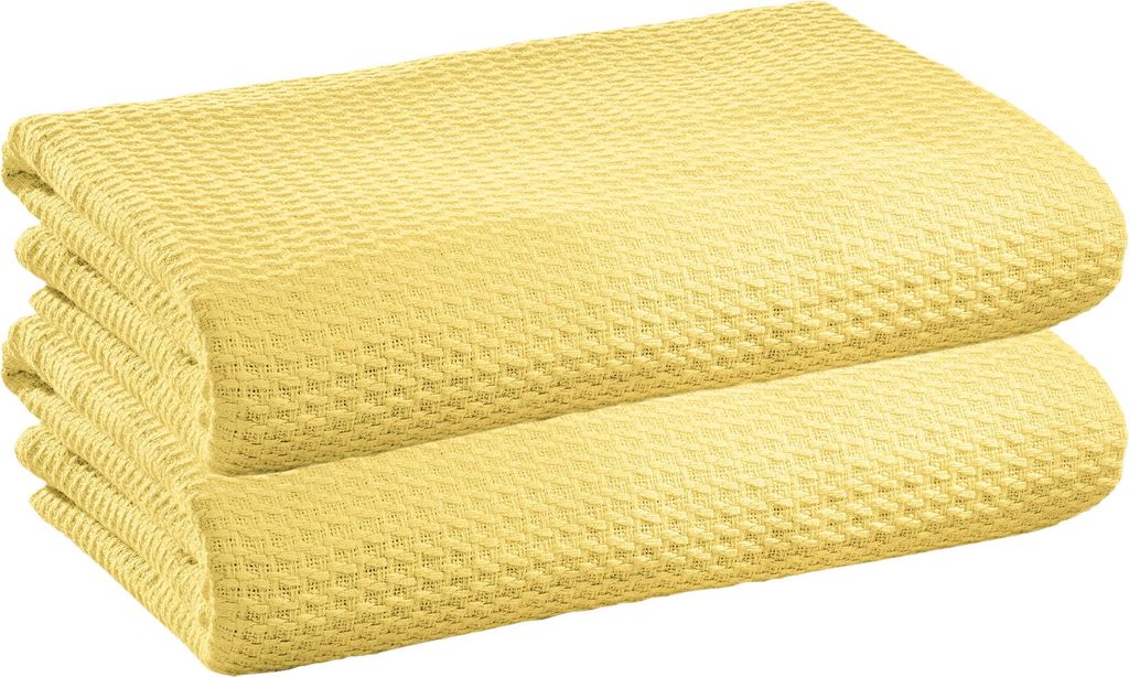Erwin Müller Sommerdecke Siena" 2er-Pack gelb 100x150 cm" Produktbild 
