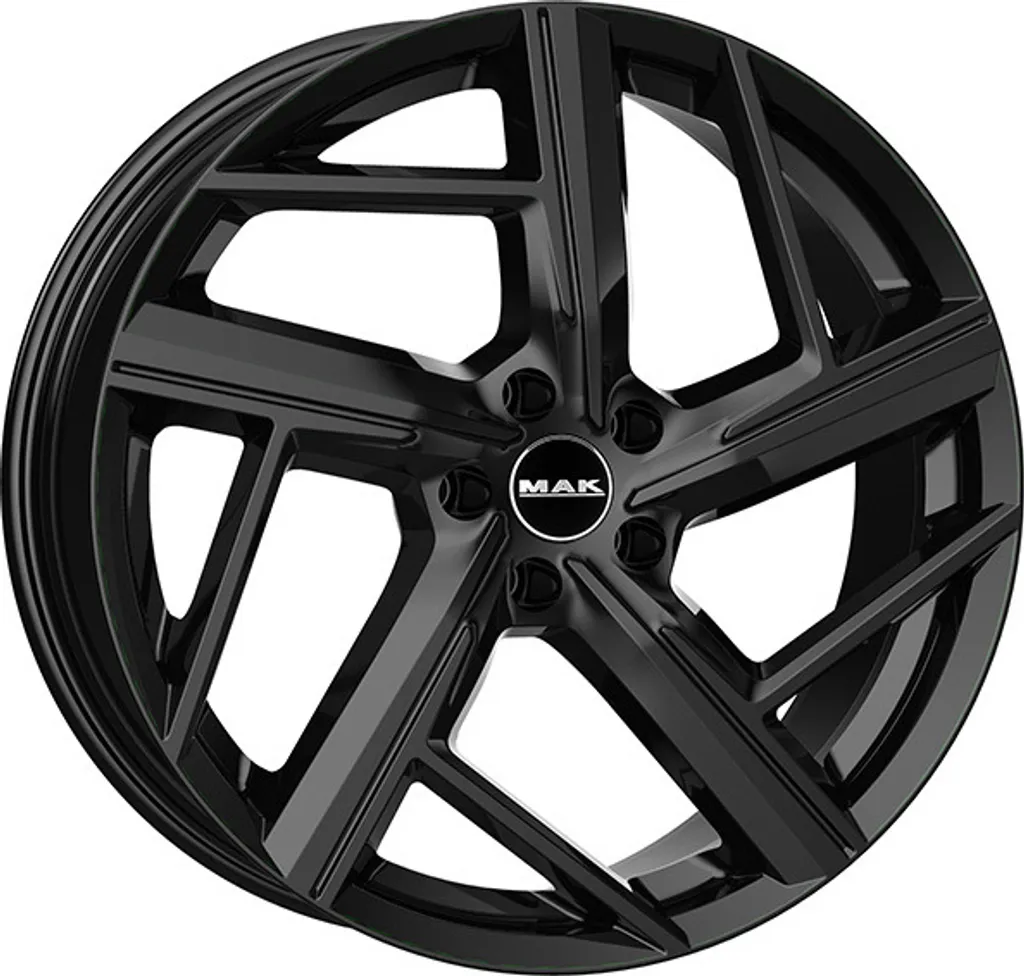 Jantes alliage MAK QVATTRO 8x18 5x112 ET26 Noir Brillant pour Berlines