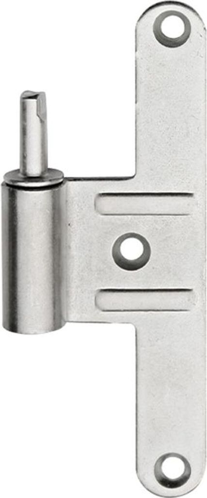 HB130 männliches Band - Einstellbar - Gerade - Silber verzinkt - Klinge zentriert - M-789271
