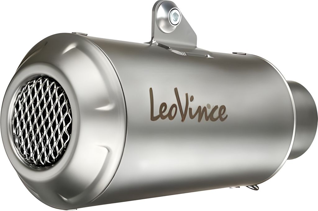 Marmitta slip-on LeoVince LV-10 acciaio inox omologata per Immagine del prodotto 