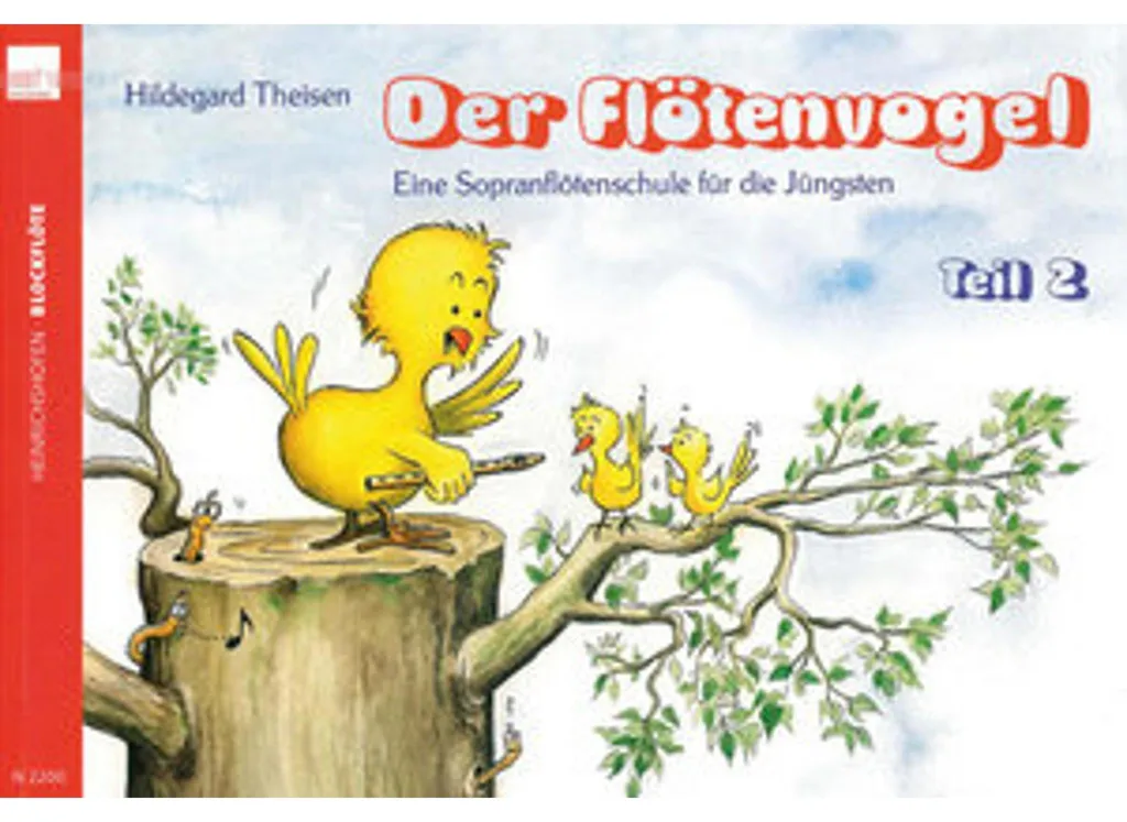 Livre de Flûte à Bec Der Flötenvogel 2 avec Exercices et Partitions