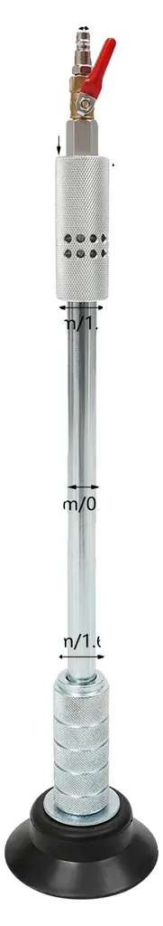 Extracteur pneumatique pour bosses noir - Outil de carrosserie robuste