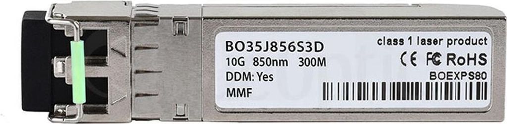BlueOptics PAN-SFP-PLUS-SR-BO, Faseroptik, 10000 Mbit/s, SFP+, LC, 300 m, 850 nm