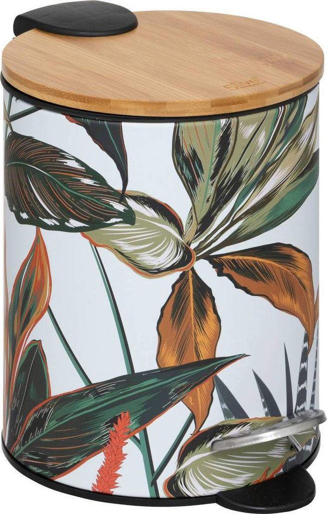 Poubelle en métal à fermeture douce, 3 l, « Palawan », Image du produit 