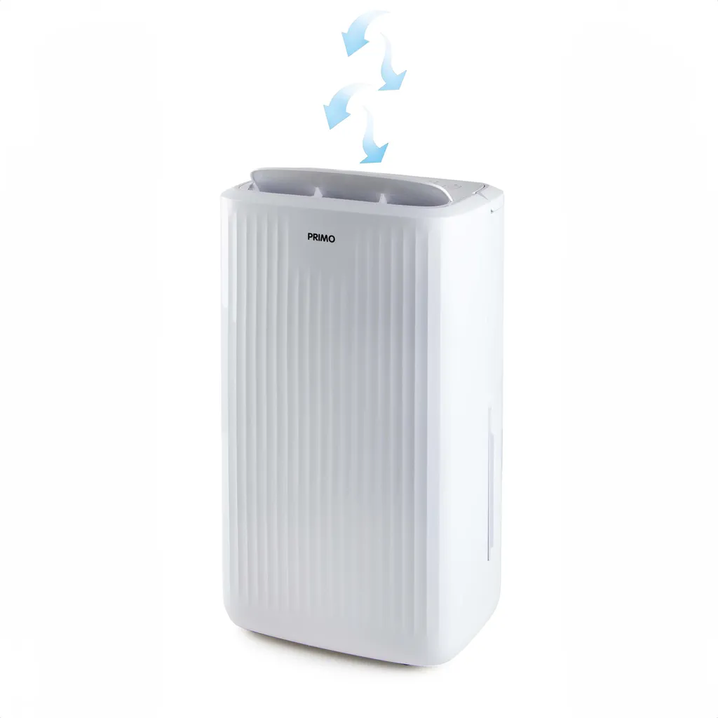 Déshumidificateur 10L automatique PRIMO PR581DH blanc haute efficacité