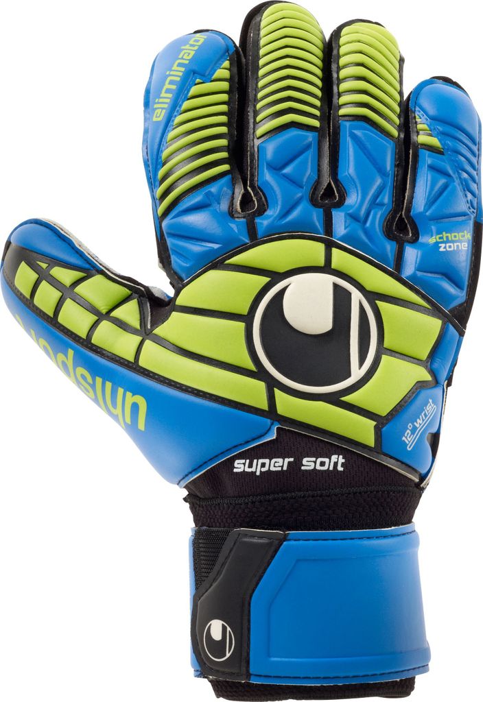 uhlsport Eliminator Supersoft Torwarthandschuhe blau/power Produktbild 