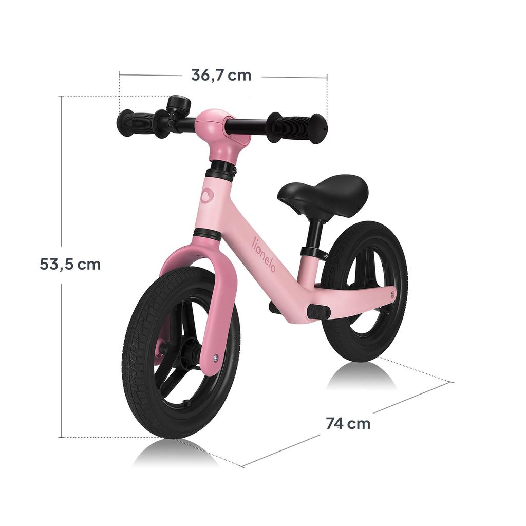 Bicicletta Senza Pedali M MOLTO Per Bambini, In Metallo, Con Maniglia E Sedile Regolabili, Primo Equilibrio