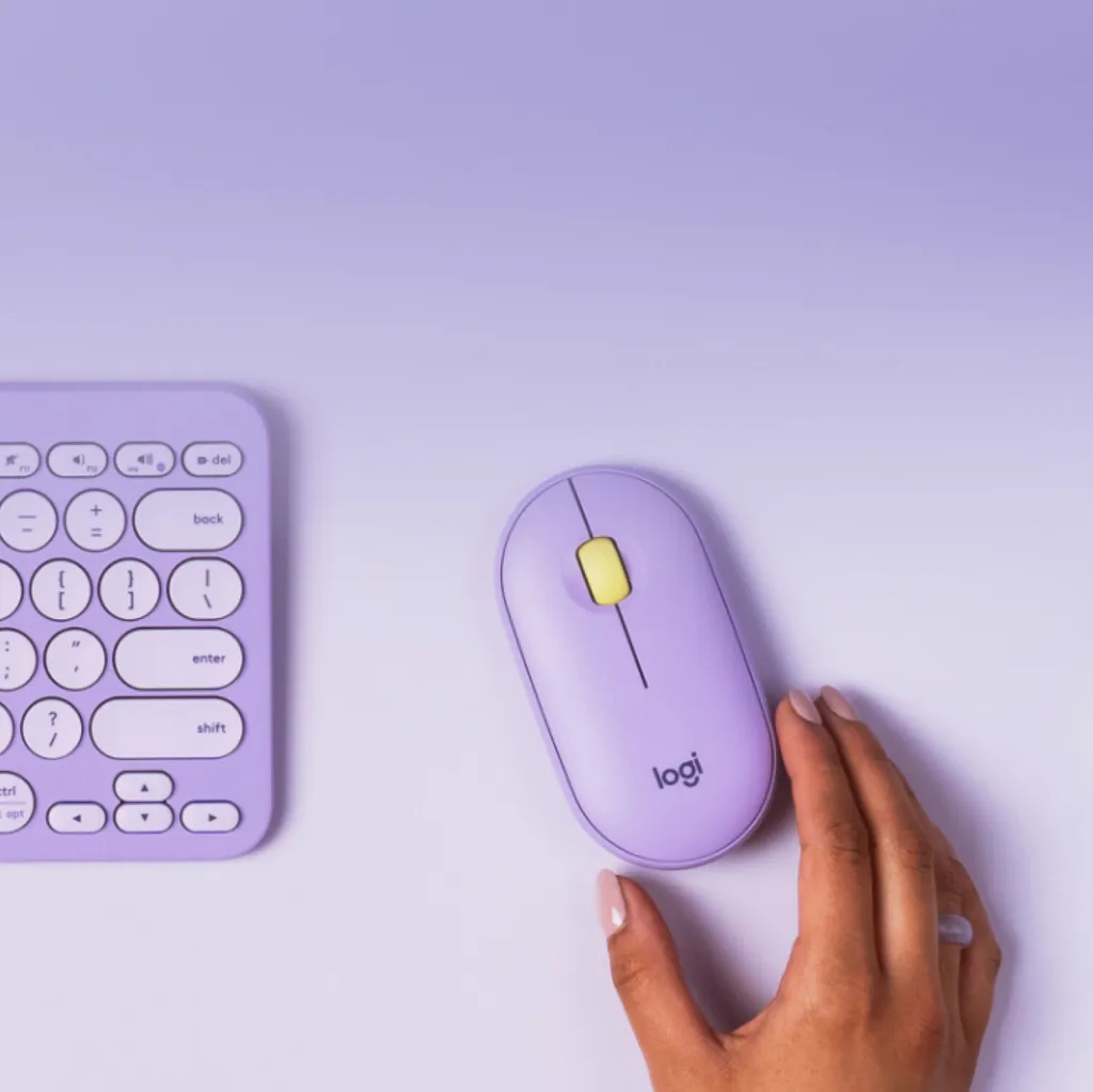 Logitech Pebble M350 Souris Ambidextre Bluetooth et RF pour PC et Mac - 5