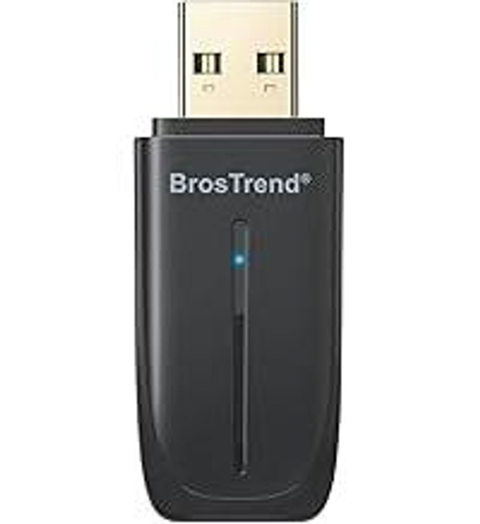 BrosTrend 2 in 1 WLAN Bluetooth Adapter Für PC, WiFi 6 AX900 + BT 5.4, USB WLAN Stick Dual Band 5GHz 600Mbit/s + 2.4G 286Mbit/s, USB WiFi Bluetoot...