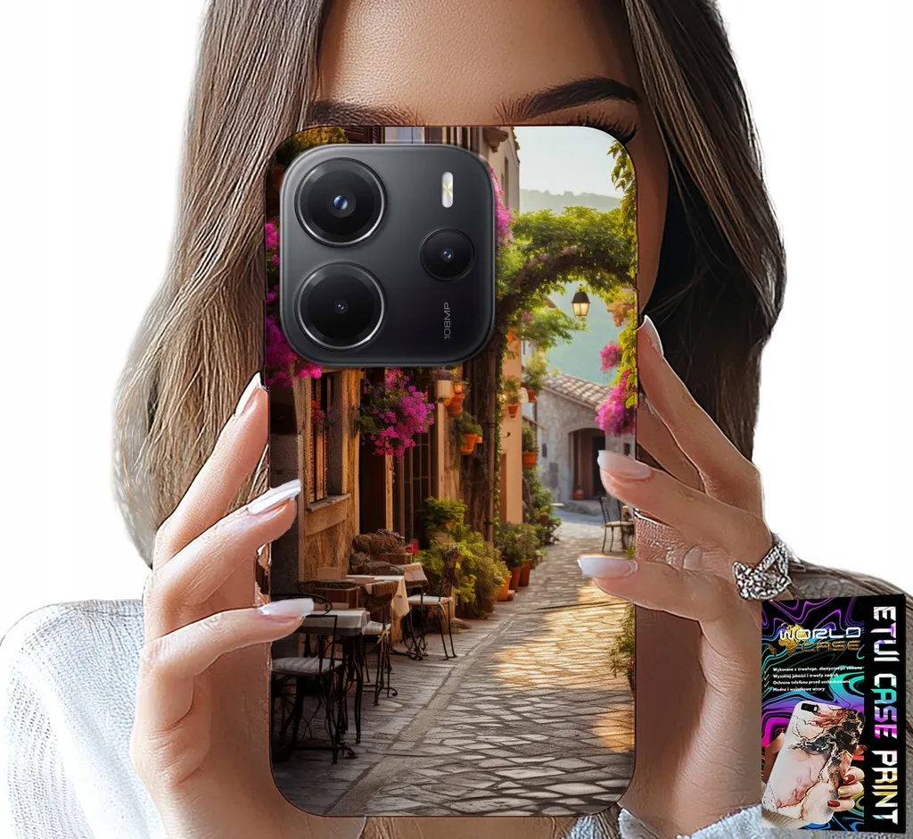Custodia Protettiva Xiaomi Note 14 4G - Strada con Bar + Vetro