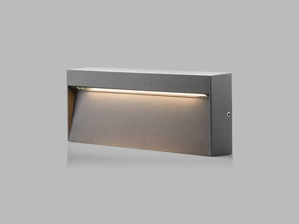 Illuminazione LED STEP ON Q L: Segnapasso Incasso Rettangolare Elegante