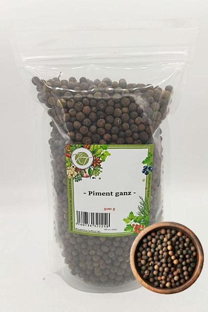 KT 500 g Piment ganz Nelkenpfeffer ganze Pimentkörner - 1A Produktbild 