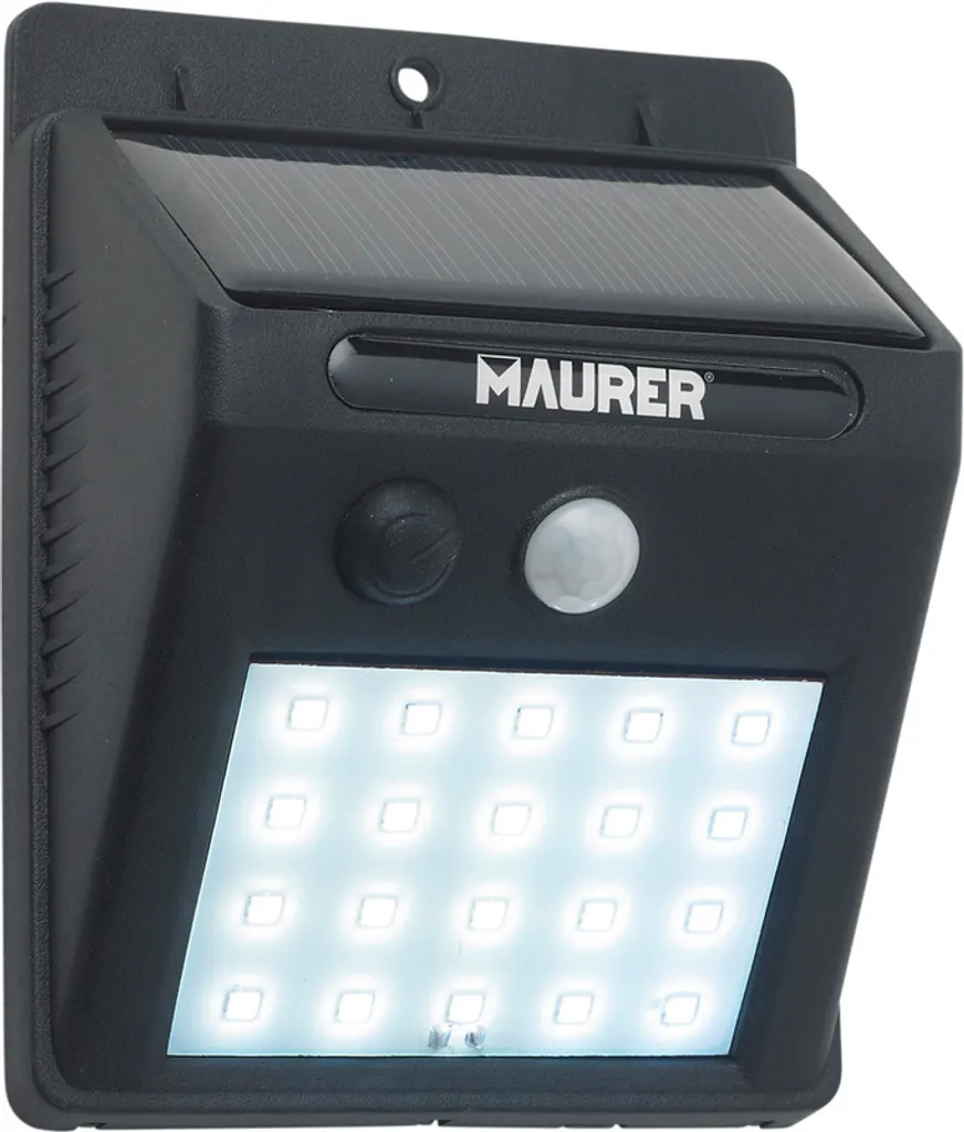 Faretto Solare 200 Lumen IP65 Professionale - Sensore PIR e Crepuscolare