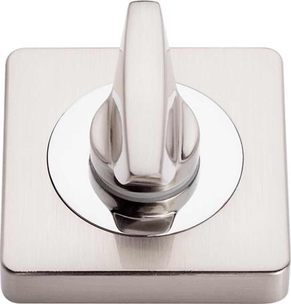 Bodenplatte PLT24-WCK, Chrom glänzend, Nickel gebürstet, quadratisch