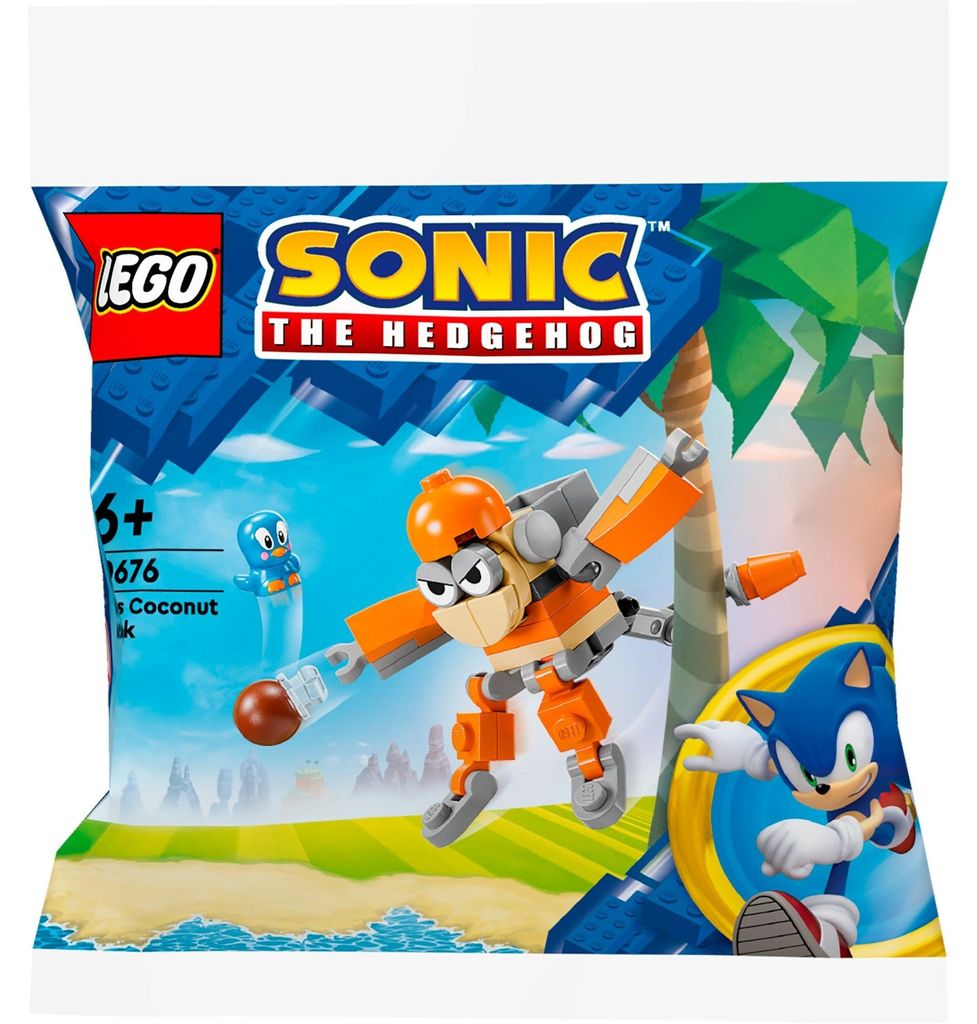 LEGO Sonic the Hedgehog Kiki's Coconut Attack 30676 6+ Anni Immagine del prodotto 