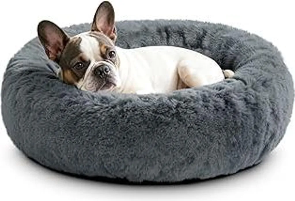Cuccia Cane Rotonda Peluche Morbida Lavabile - Comfort Premium Cani Gatti