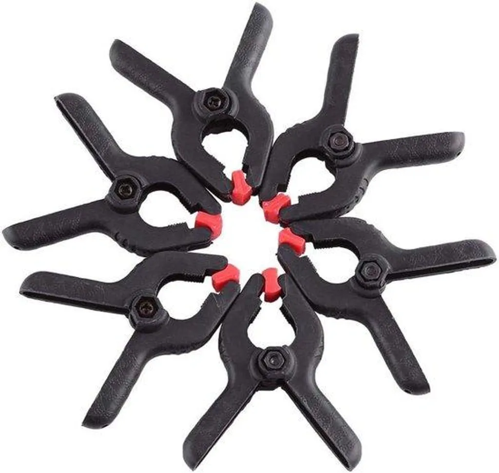 Pinces de Fixation pour Fond de Studio avec Embouts de Protection de 6