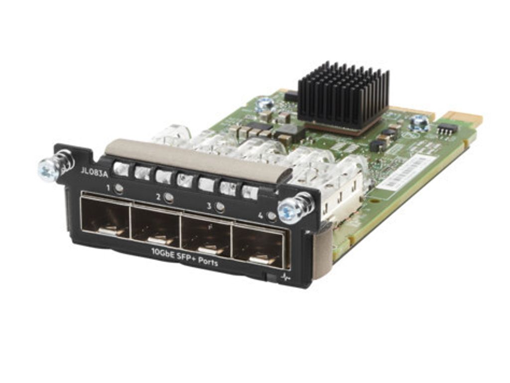 Hewlett Packard Enterprise Aruba 3810M 4SFP+ Modul Netzwerk-Switch-Modul - Netzwerk-Switch-Modul (SFP+, 10 Gbit/s, Aruba 3810M, 74,2 x 130,8 x 27,7...