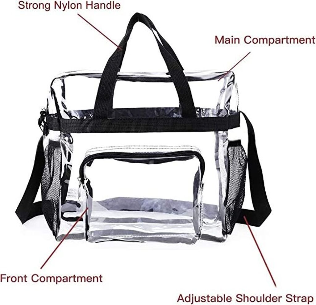 Transparente Handtasche Wasserdichte Umhängetasche Bib Bag