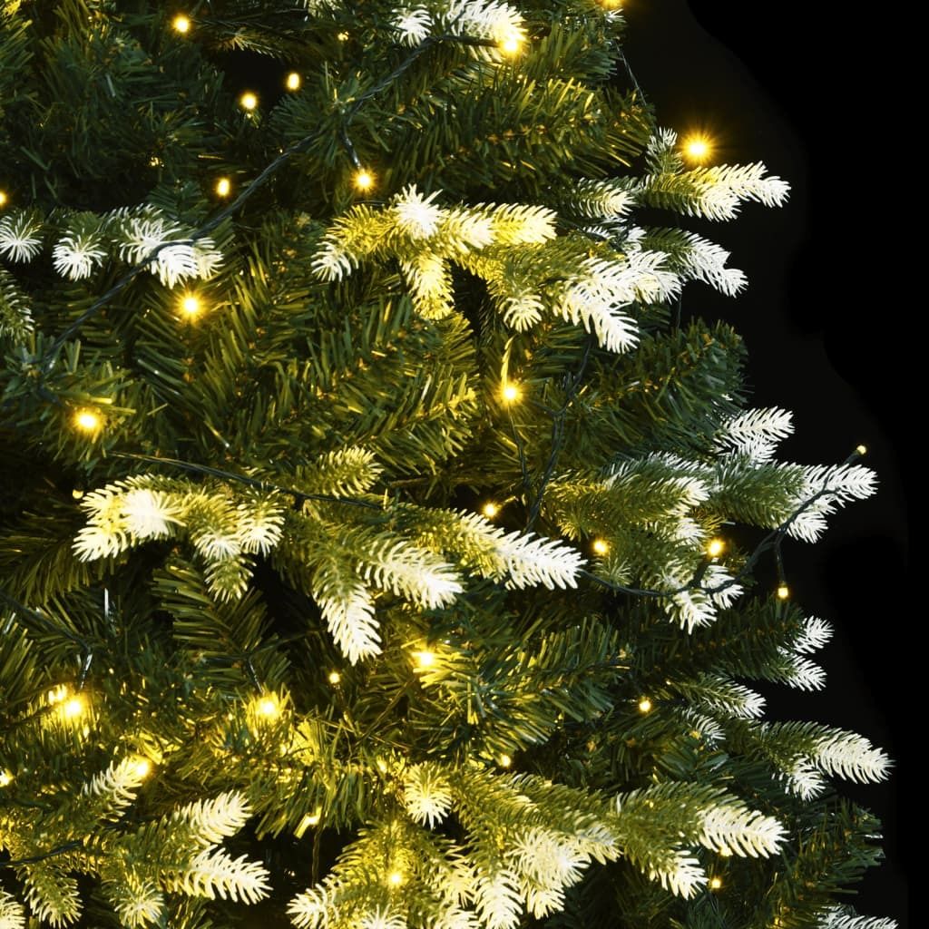 vidaXL Künstlicher Weihnachtsbaum Klappbar mit Schnee 300 LEDs 240 cm