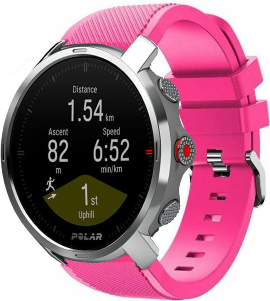 Strap-it Polar Grit X Twill Silikonarmband (Pink)