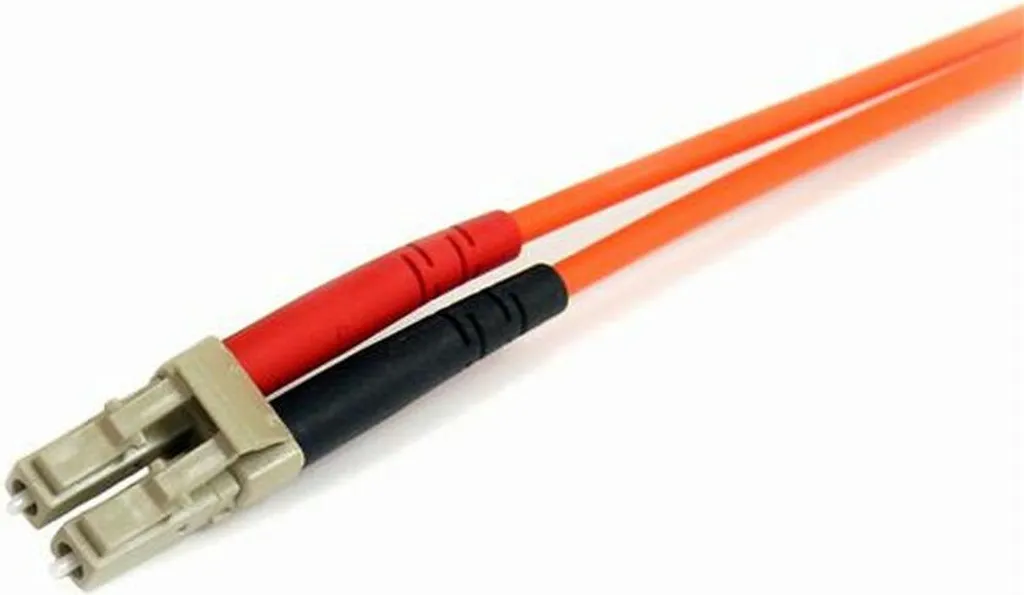Cordon fibre optique 2m pour brassage baie informatique LC vers ST