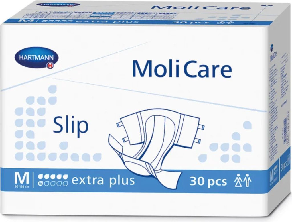 Molicare Slip extra plus, 6 druppels, maat L, 3 x 30 stuks Productafbeelding 