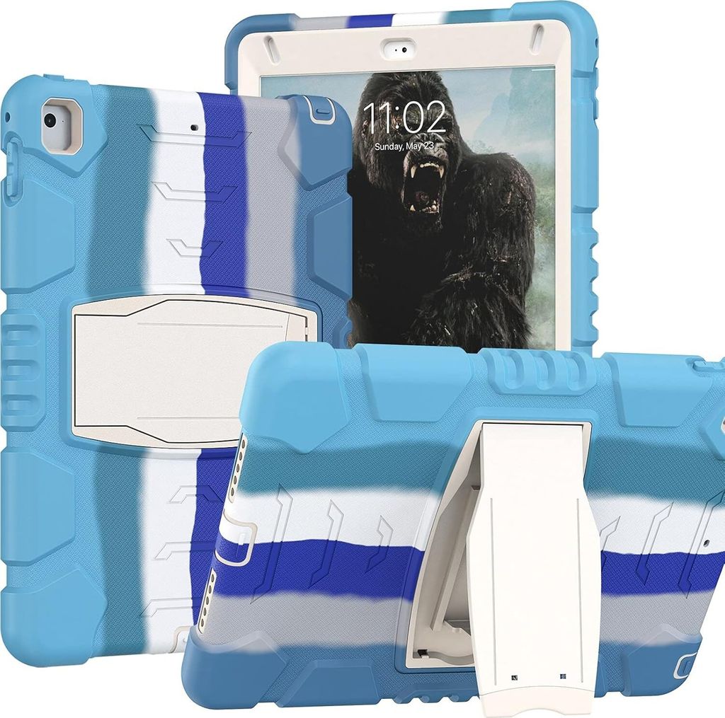 Tasche für Samsung Tab A 10.1" Gepanzert mit Ständer Blau