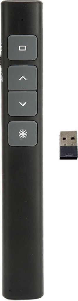 Präsentation Clicker 2.4G RF Chip ABS Silikon-Tasten Portable Plug and Play Wireless Presenter Fernbedienung für Büro