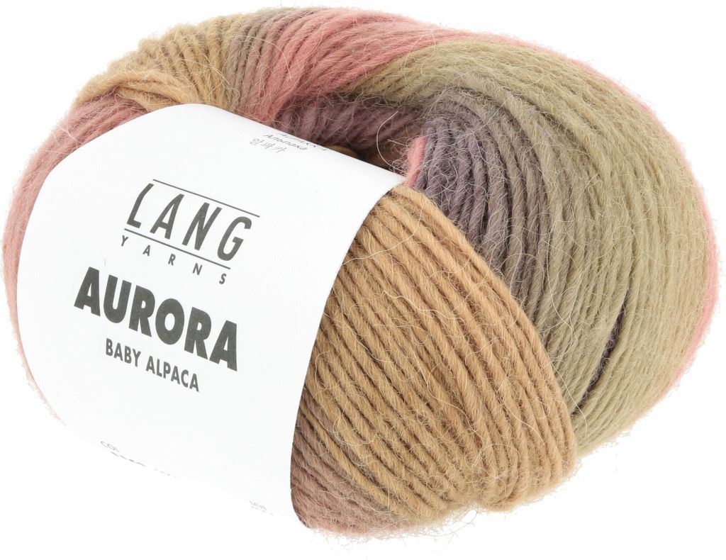 Lang Yarns - Aurora 0001 koralle braun violett olive