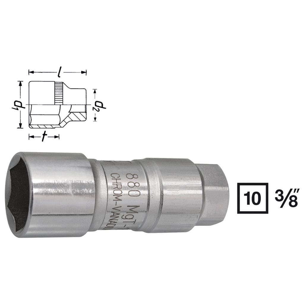 Hazet 880MGT-18 Zündkerzenschlüssel 18 mm z