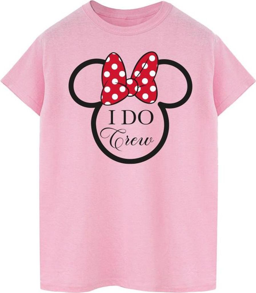 Disney - "I Do Crew" T-Shirt für Damen BI54035 (S) (Babyrosa)